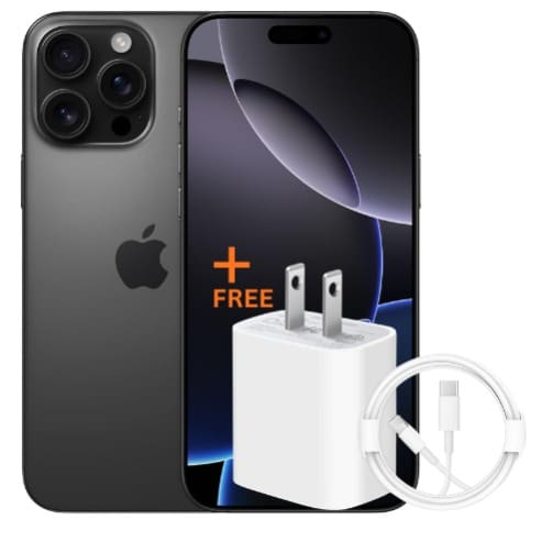 Iphone 16 Pro Max - 6.9" - 256gb Rom - 8gb Ram + Free Original Charger,.