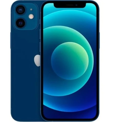 iPhone 12 - 6.1"- 128GB ROM - 4GB RAM - Single Sim - 2815mah - Pouch & Screen Protector - Blue