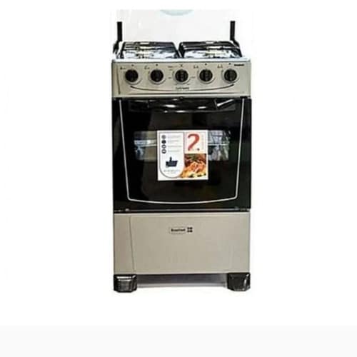 Standing Gas Cooker With Oven - 4 Burner - Grey - Ck5400 - 50cm X 50cm - View 3