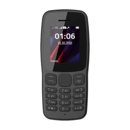 Nokia 106 4g - Dual Sim - 4g Hd Calls - 1450mah - Wireless Fm - Black