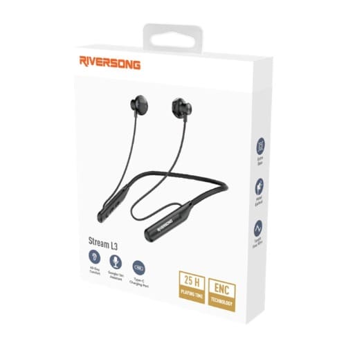 Riversong Steam L3 In-ear Bluetooth Neckband Earbuds With Comfor Fit - View 3