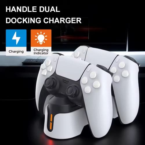 Dual Controller Charging Dock For Playstation 5 Controller Charger Station - View 1