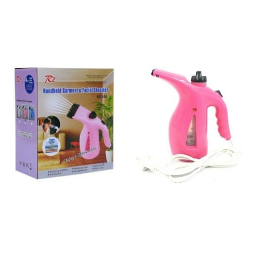 Rz - 608 Handheld Garment & Facial Steamer - Pink - View 1
