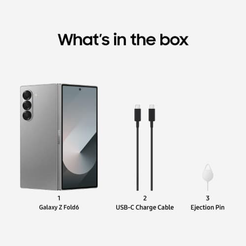 Galaxy Z Fold 6 -7.6" - 256GB ROM - 12GB RAM - 5g - 4450mAh - View 3