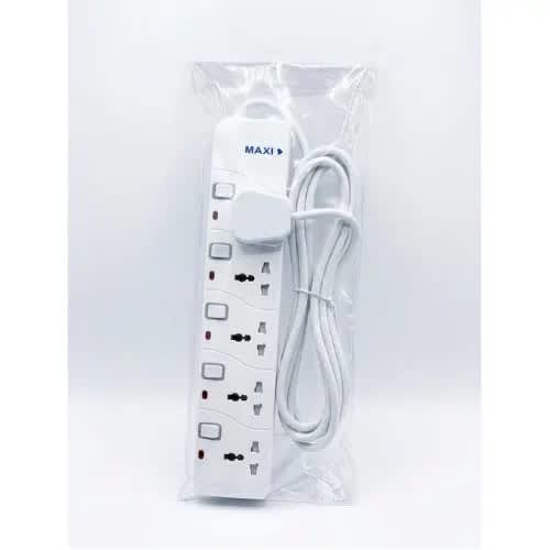 Maxi 5 Socket Power Extension - View 3