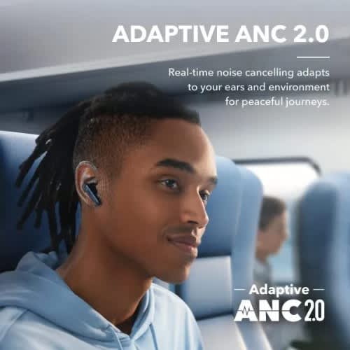 Soundcore Liberty 4 Nc Wireless Noise Cancelling Earbuds - Navy Blue - View 3
