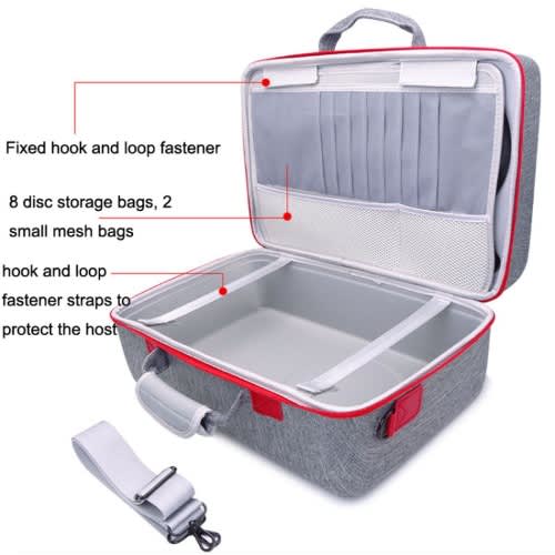 Ps5 Travel Carrying Case/bag For Ps5 Fat - standard Edition Ps5 Console Fat - Grey - View 3