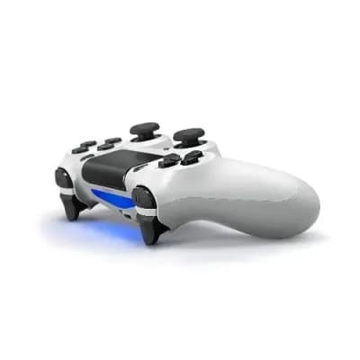 Play Station 4 Wireless Controller Pad - New Model - White - View 2
