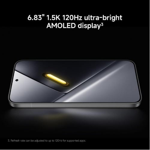 POCO X8 Pro Max 5G - 6.83" - 512GB ROM - 12GB RAM - Dual SIM - Fingerprint - 8500mAh - Black - View 3