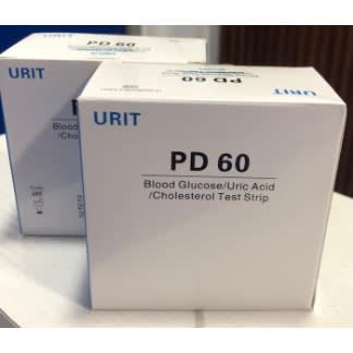Pd-60 Blood Glucose/uric Acid/cholesterol Test Strips - View 1