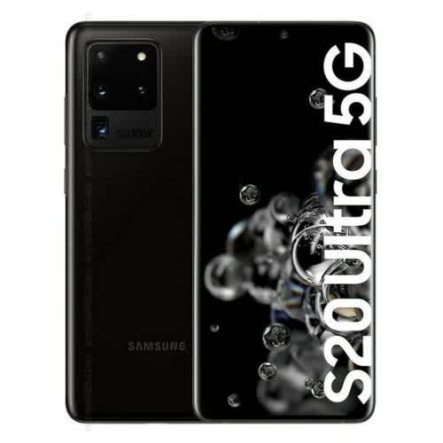 Galaxy S20 Ultra 5G -6.9" -128GB ROM - 12GB RAM - Single Sim - 5000mAh -Pouch & Screen Guard - Black - View 1