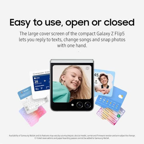 Galaxy Z Flip 4 - 6.7" - 256GB ROM - 8GB RAM - Single Sim - 5G- 3700mAh - Yellow - View 3