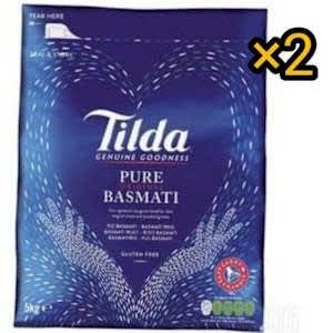 Tilda Pure Original Basmati Rice - 5kg X 2 Bags - View 2