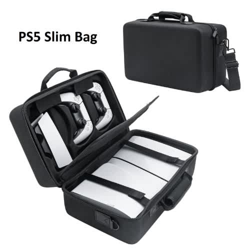 Bag For Slim Ps5 - digital & Disc Versions - Black - View 1