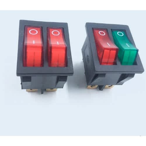 Double Cooler Rocker Switch 6pin On/off - 2pcs - View 2