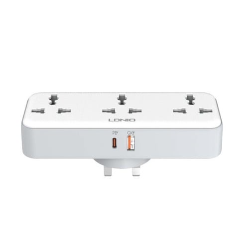 3 Ac Outlets Portable Extension Power Socket - View 1