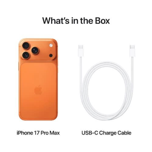 Iphone 17 Pro Max - 512GB ROM - 12GB RAM - Dual Sim - Nano Sim- Ios 26 - Cosmic Orange - View 6