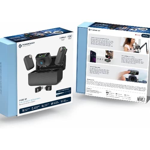 Pure Q1 Wireless Microphone For iPhone, Android & Camera Ai Noise-cancelling Mic - View 3