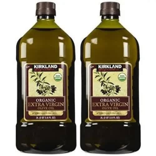 Kirkland Signature Organic Extra Virgin Olive Oil Cold Pressed- 2litres