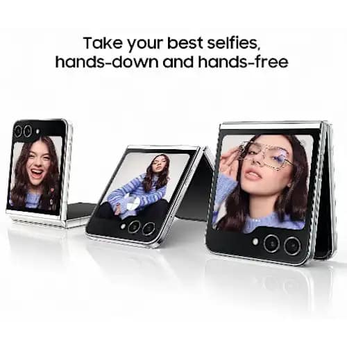 Galaxy Z Flip 5 - 6.7" - 256GB ROM - 8GB RAM - 5g - Single Sim - 3700mAh - Cream - View 2