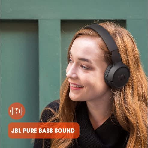 Jbl Tune 510bt - Bluetooth Headphones With Up To 40 Hours Battery - Black - View 3