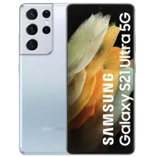 Galaxy S21 Ultra 5g - 6.8"-128GB ROM- 12GB RAM - Single Sim - 5000mAh + Pouch & Screen Guard - Silver