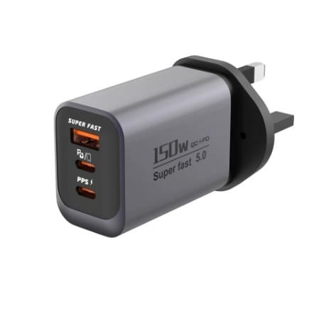 Type C Pd Fast Charger 3 Ports Usb-c Quick Charge Mobile Phone Charger Wall Adapter - 150w - View 1