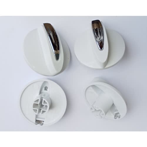 Washing Machine Knob/Drain Switch & Timer Knob/Dryer Knob Replacement - 4pcs