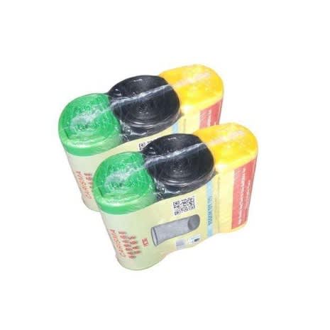Waste Bin Nylon Bag 3 In 1 X2 Packs
