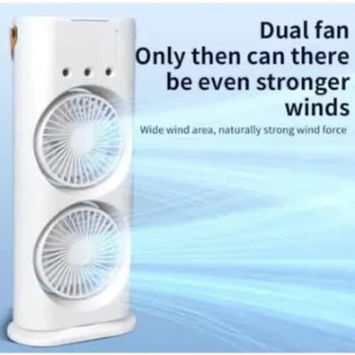 Portable Air Cooler Double-head Mist Fan - View 8