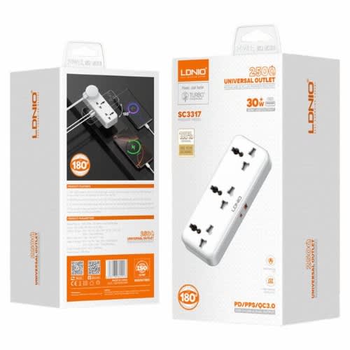 3 Ac Outlets Portable Extension Power Socket - View 3
