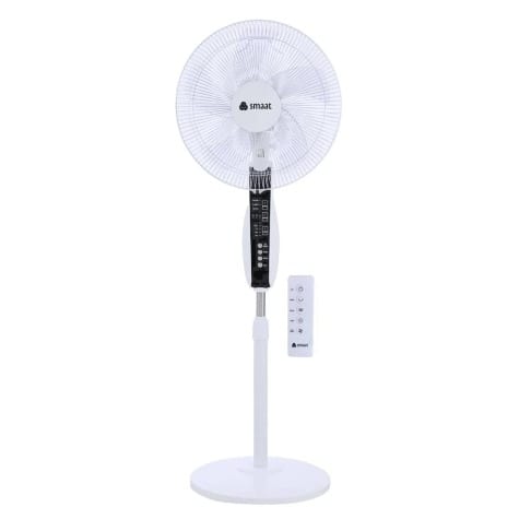 8" Electric 5 Blade Stand Fan With Remote