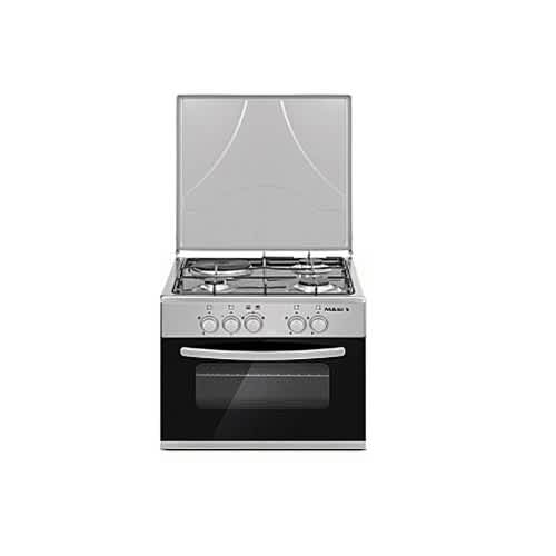 Gas Cooker 50/50 -3+1- Inox - View 2