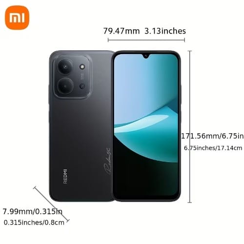 Redmi 15c 6.9'' 6gb Ram 128gb Rom Android 15 - Midnight Black - View 2