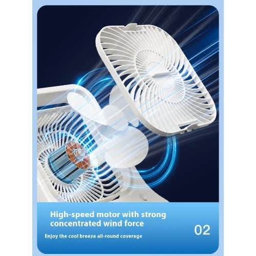 8X Air Cooler Storm Fan With Humidifier - 10w - View 3