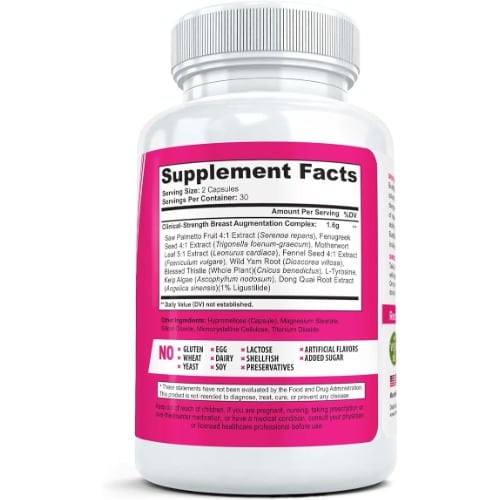 Bust Maxx Trusted Breast Enhancement Pills - 60 Caps - View 3