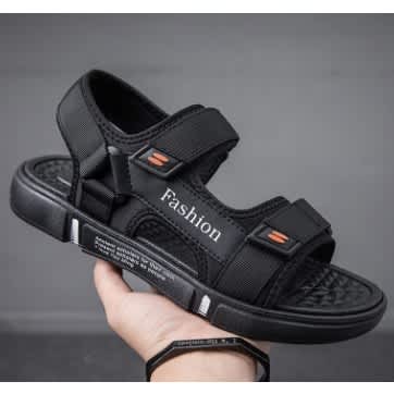 Casual Sports Unisex Sandal - Black - View 6