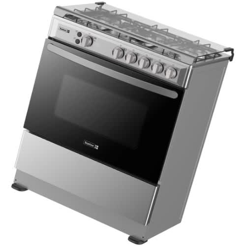 80x50cm 5 Gas Burner Cooker With Gas Oven & Grill - View 3