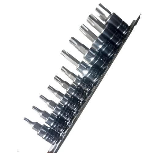 3/8 & 1/4 Drive S2 Alloy Torx Screwdriver  -11Pieces - View 1