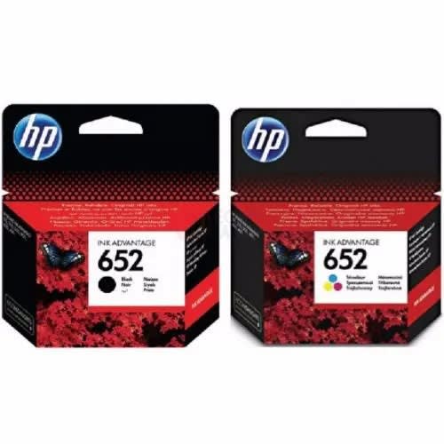 Hp Ink Cartridges 652 - Black & Trio Color