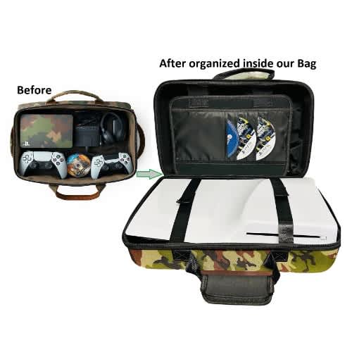 Ps5 Bag - Miliatry Camo Design - View 5