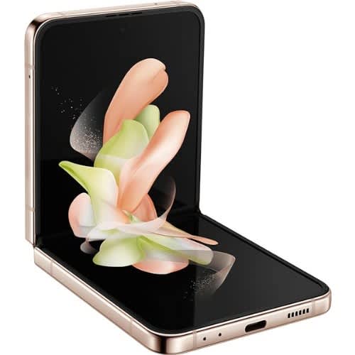 Galaxy Z Flip 4 - 6.7" 256GB ROM- 8GB RAM - Single Sim- 5G - 3700mAh - Pink Gold - View 2