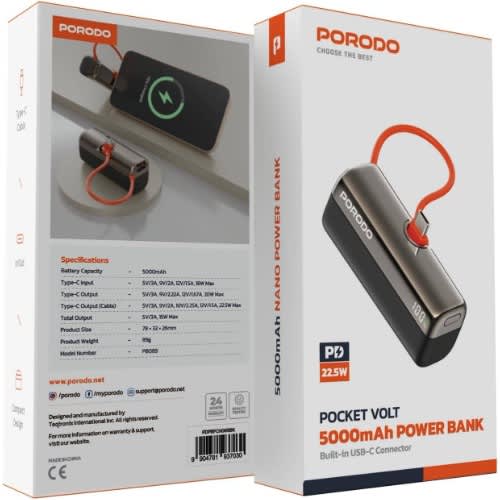 Power Bank With Integrated Cables - 50000mah - View 2