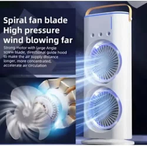 Portable Air Cooler Double-head Mist Fan - View 9