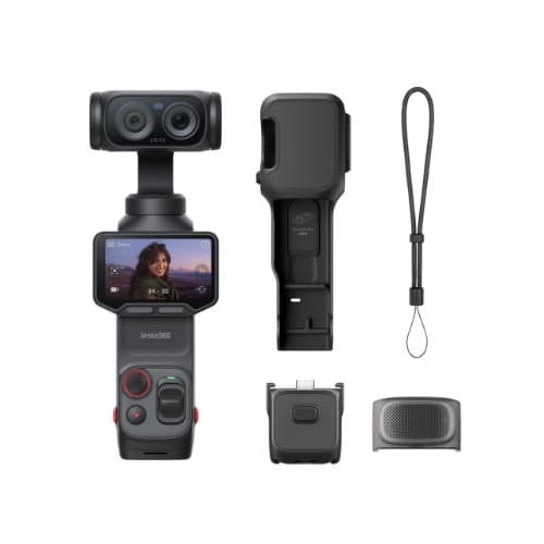Insta360 Luna Ultra Dual-lens 8k Gimbal Camera - Black - View 3