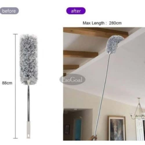 Washable Micro-fiber Extendable Feather Cleaning Duster With Bendable Head - View 2
