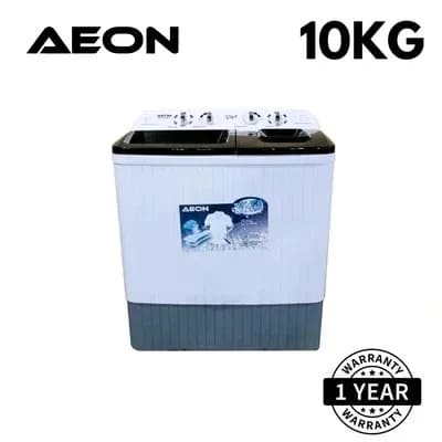 Aeon Twin Tub Washing Machine - Washing Capacity 10 Kg - Spinning Capacity 6kg