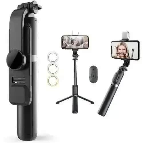 Extendable Bluetooth Selfie Stick With Led Light - 102cm - View 3