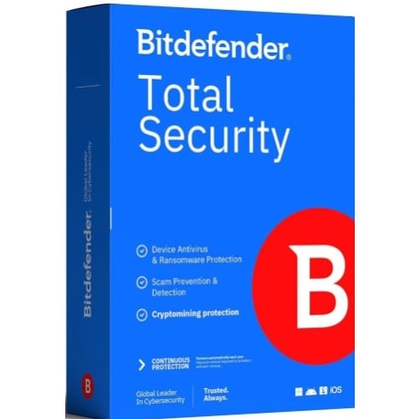 Bitdefender Total Security Multiplatform 25 Devices 1 Year - View 3