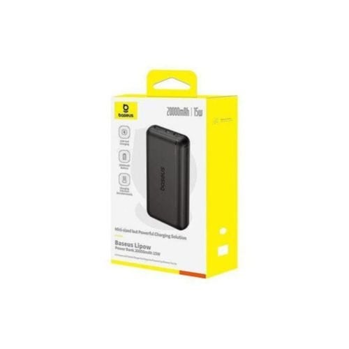 Baseus Lipow Power Bank 20000mah 15w - Cluster Black - View 3